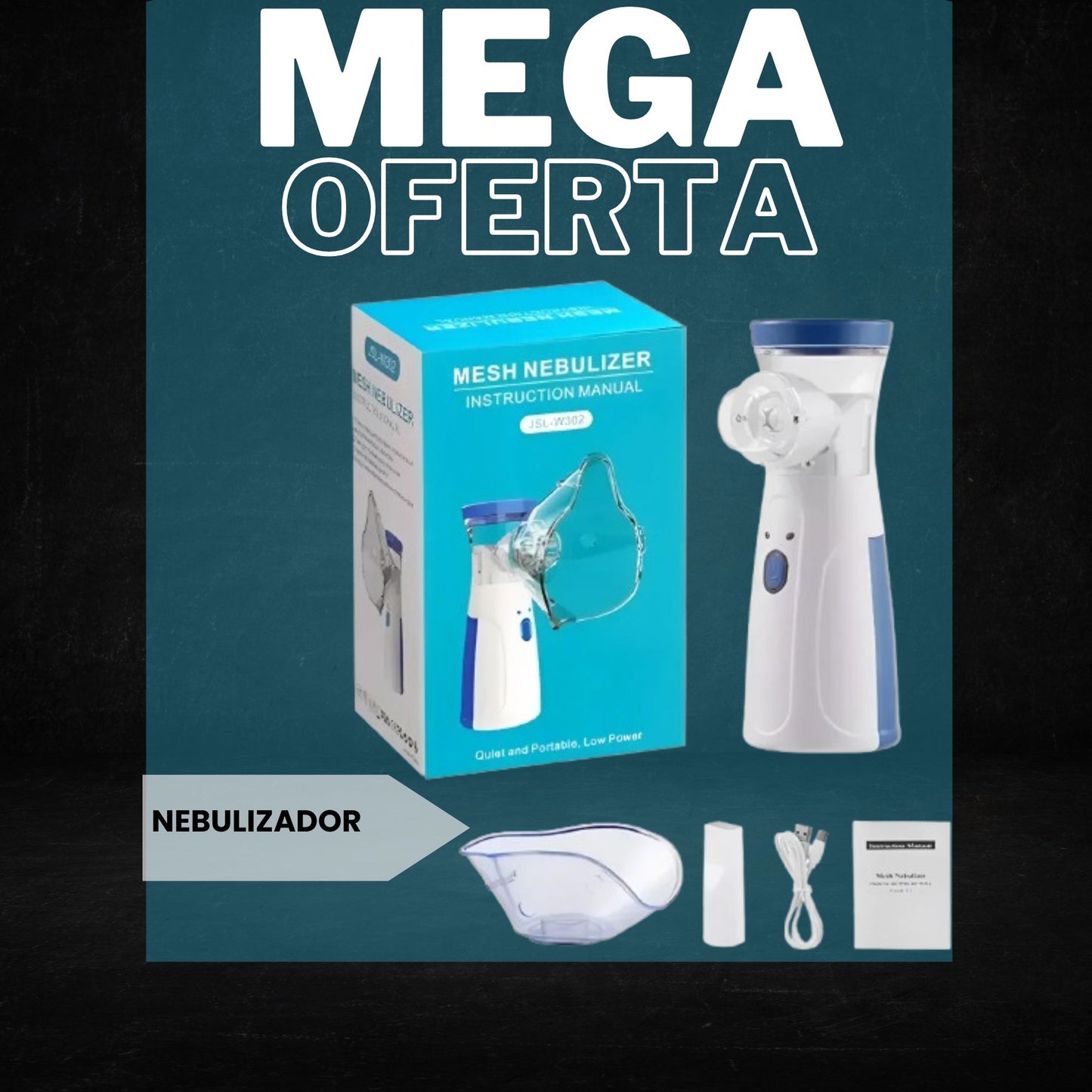 Nebulizador Portátil Niños Adultos - Respira mejor, duerme mejor y vive tranquilo