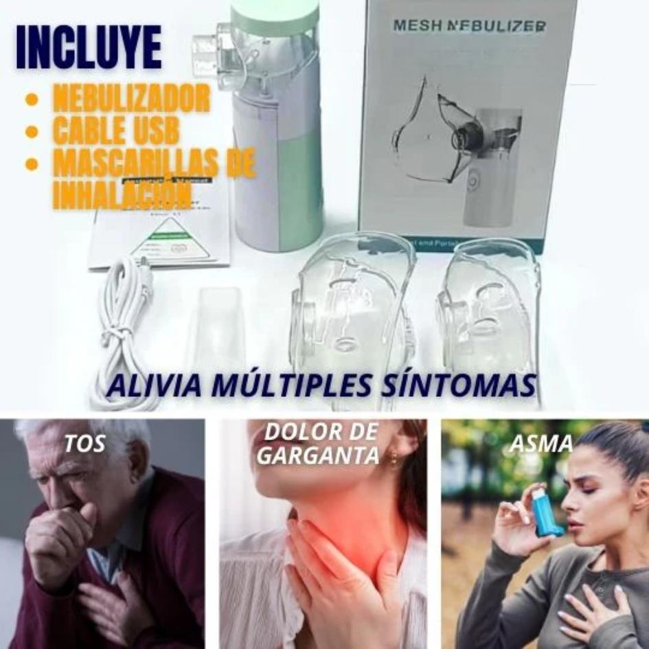 Nebulizador Portátil Niños Adultos - Respira mejor, duerme mejor y vive tranquilo